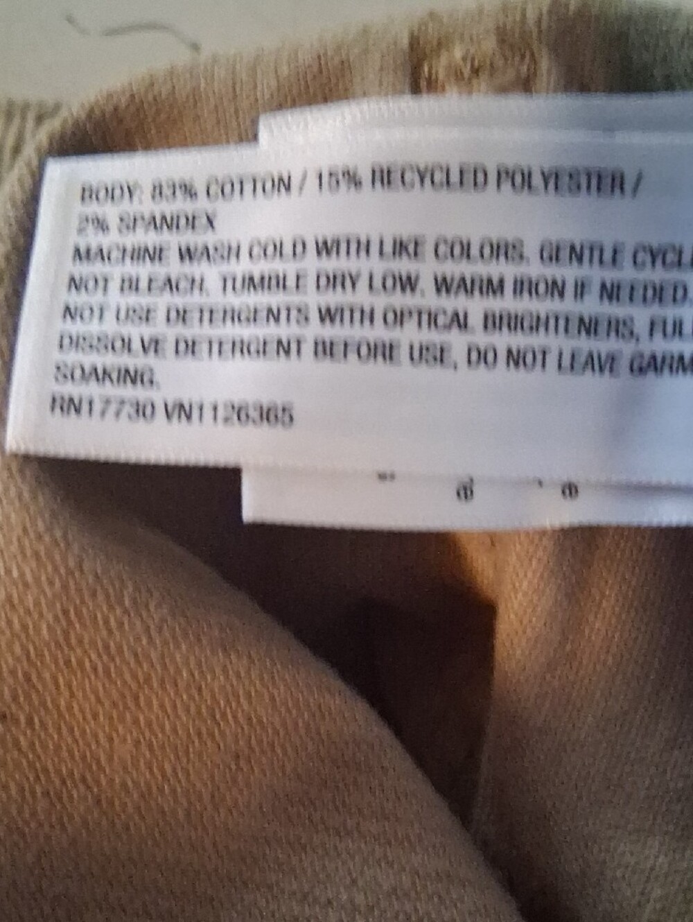 Universal Thread Tan Corduroy High Rise Easy Barrel Pants Size 10R - Picture 9 of 13